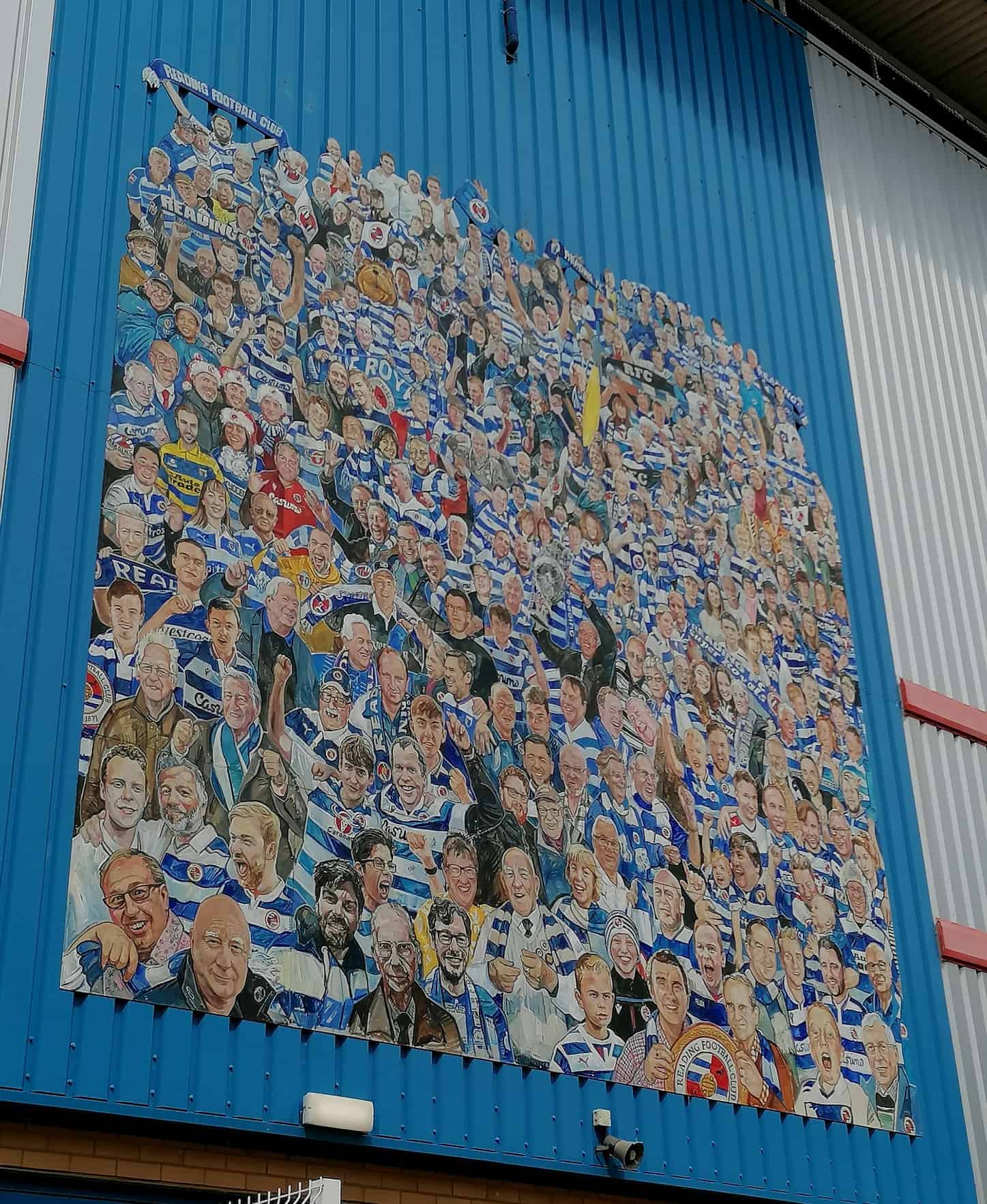 Reading FC reveal fans mural for club’s 150th anniversary