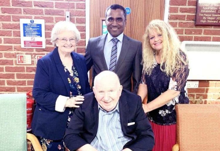 Raj Senniappan (middle, top) Picture: Therapies on Thames