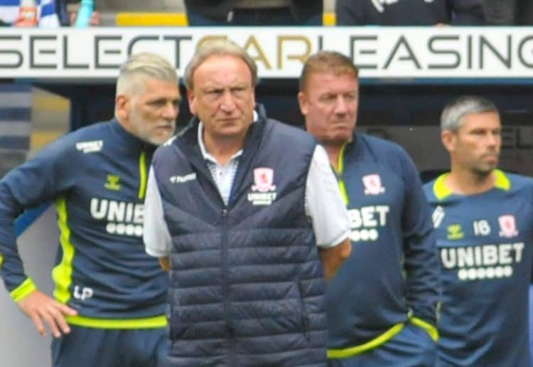Neil Warnock on the touchline during the recent Reading v Middlesborough match Picture: Steve Smyth