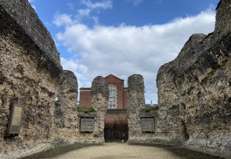 Reading Abbey ruins next to St James' Church Picture: Phil Creighton