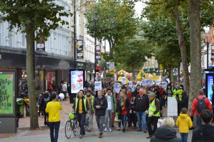 Climate emergency march