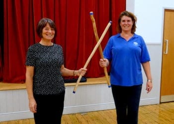 Debbie Boles (left) new Hurst Morris recruit with Squire (Leader) Karen Ricketts. Picture: Ian Brant