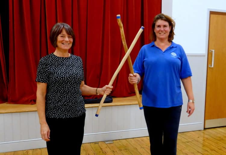 Debbie Boles (left) new Hurst Morris recruit with Squire (Leader) Karen Ricketts. Picture: Ian Brant