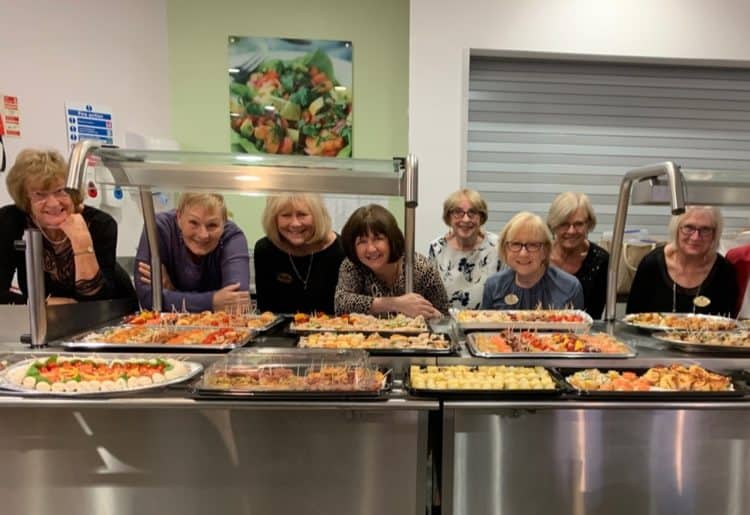 The Inner Wheel of Reading Maiden Erlegh group provided catering at the recent Rotary Art Fair