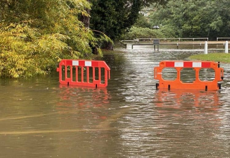 The website maps climate risks, such as flooding. Picture: Phil Creighton