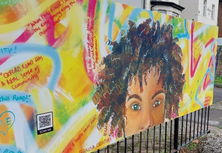 The Through Your Eyes mural, by Gemma Anusa, has already been funded by the scheme.