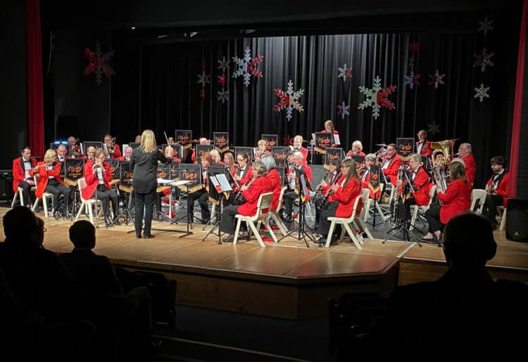 Woodley Concert Band will be back on stage this Christmas. Picture: Woodley Concert Band