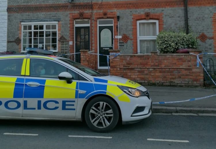 Police are at Elgar Road in Reading Picture: Steve Smyth