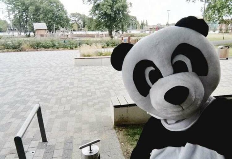 Earley Panda is cycling from London to Paris