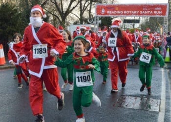 santa run