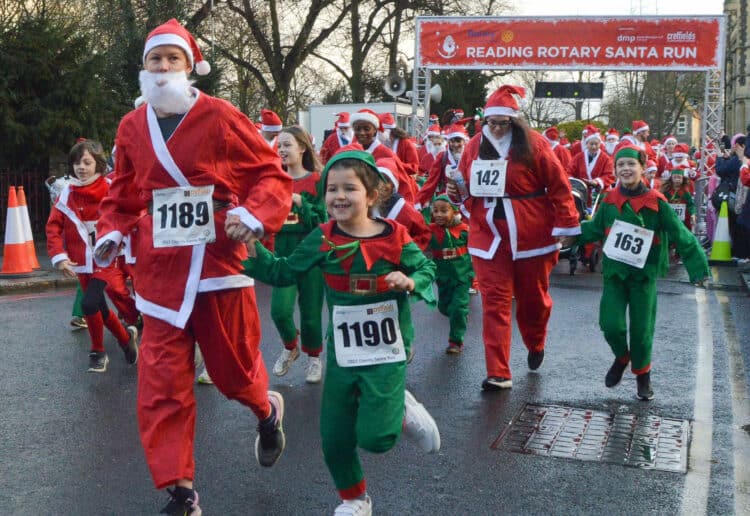 santa run
