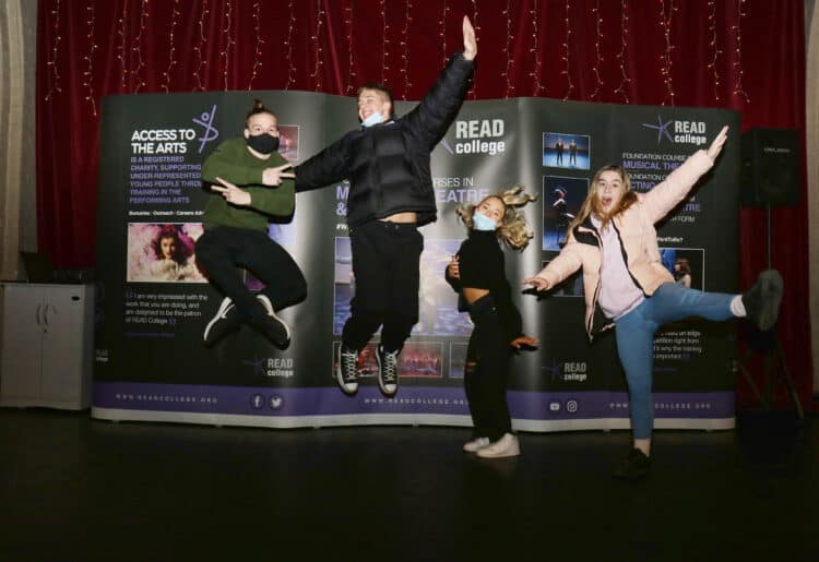 Wokingham and Reading Today; 11th December 2021; Winter Festival at St Bart's with Read College; Students of Read College