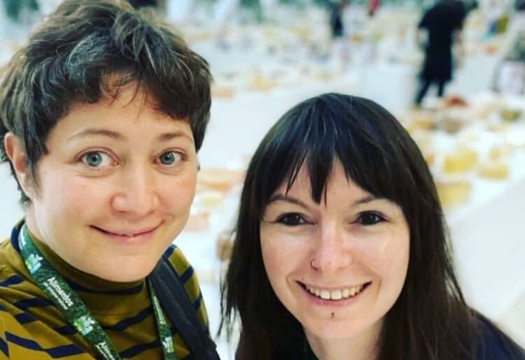 Grumpy Goat owners Charlie and Anne-Marie Beatty at the World Cheese Awards