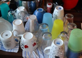 Washing dishes and drying up can be an act of appreciation and worship.