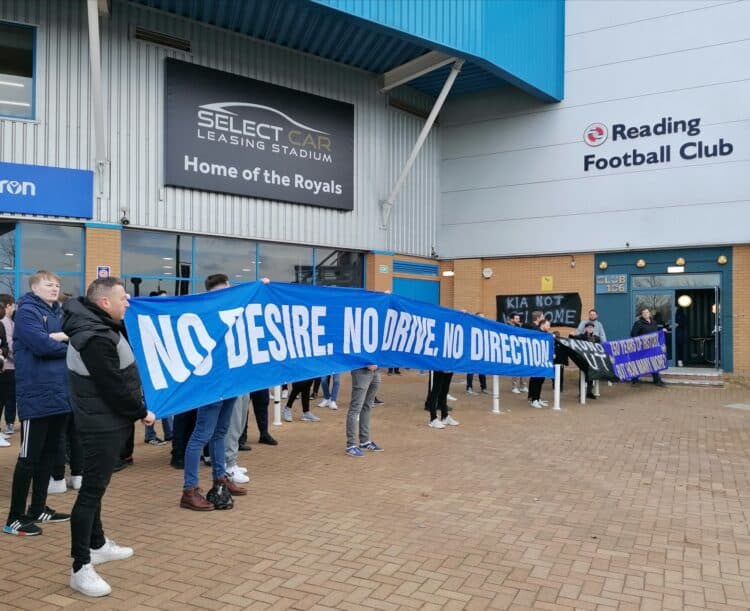 Reading FC protest