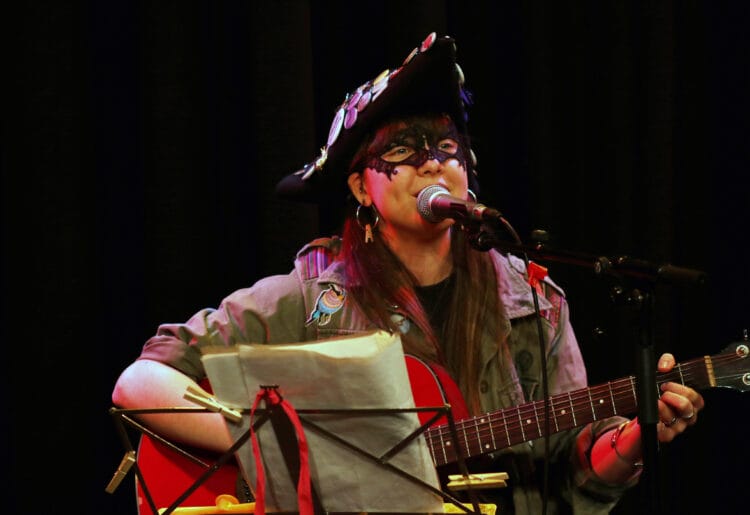 Captain Batgirl Fun at the Great Big Vent Event at South Street arts centre Picture: Dijana Capan