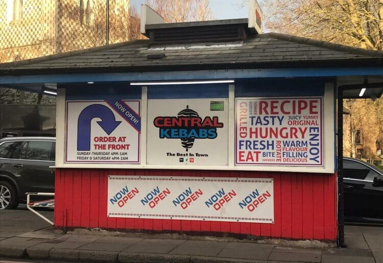 Central Kebabs in St Mary's Butts. Picture: Local Democracy Reporting Service