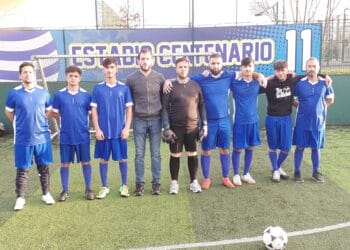 Members of the Pangbourne Rotary Club take on the Aghan All-stars