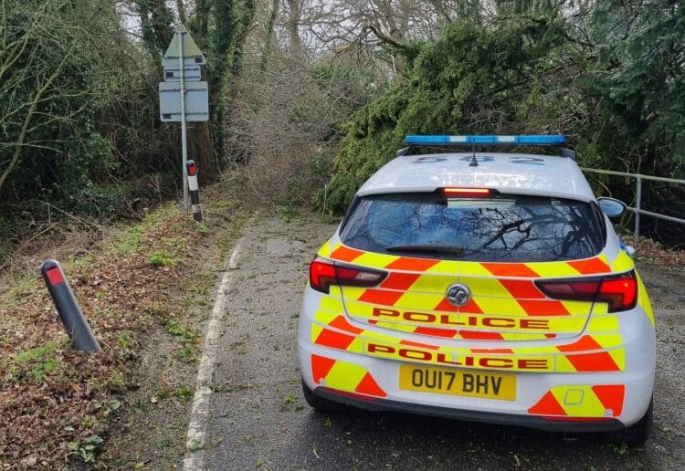 Police are responding to the storm. Picture: TVP Bracknell and Wokingham