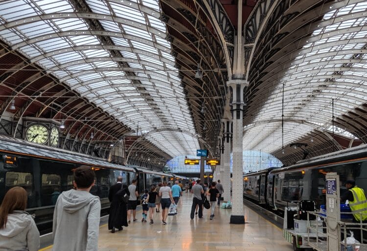 The number of people using trains has declined during the pandemic Picture: Phil Creighton