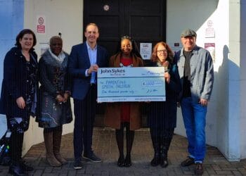 Parenting Special Children receive cheque from John Sykes Foundation