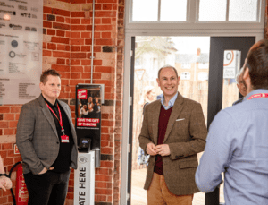 The Earl of Wessex visited the newly opened site. Pictures: Harry Elletson