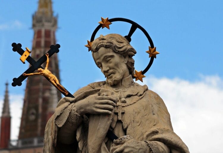 Are you a saint, like St John of Nepomuk? Picture: S. Hermann & F. Richter from Pixabay