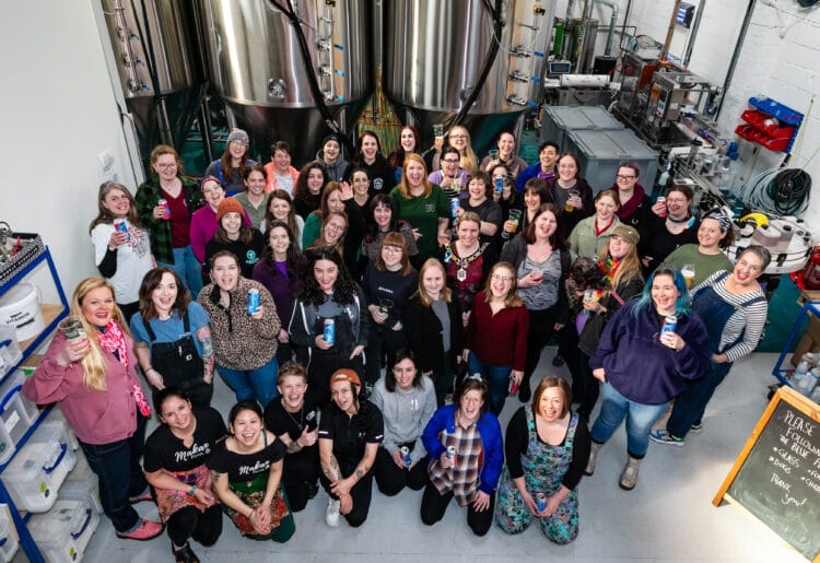 The International Women's Day collaboration brew event Picture: Double Barrelled Brewery