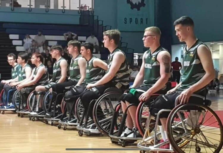 Thames Valley Kings Juniors line up for the Junior League Final