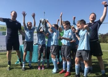 Woodley United FC u10's Kestrels BYDL win