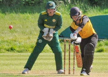 Wokingham v Finchampstead (batting) Ben Moffat batting