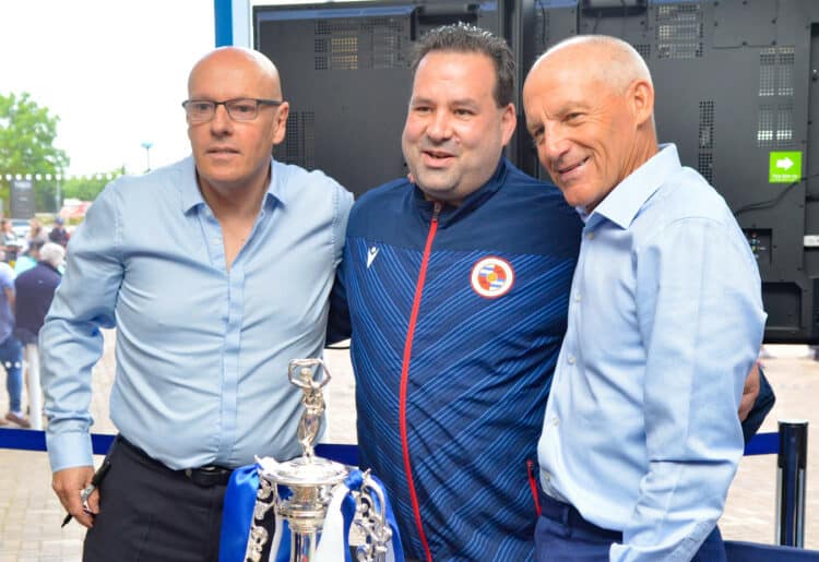 Reading FC Legends game - Brian McDermott and Steve Coppell