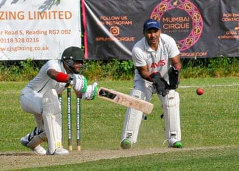 Reading 2's (batting) v Bracknell Waqas Ahmed batting