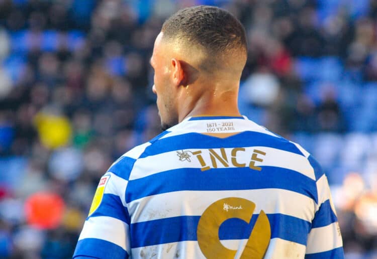 Reading v Blackburn Rovers.- Tom Ince