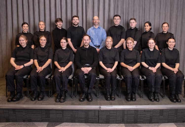 Fifteen new detective constables have joined TYhames Valley Police force after being attested at the Police Now academy. Picture: Courtesy of Police Now