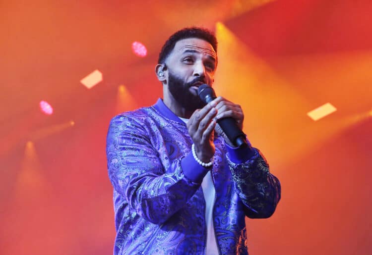 Craig David on the Floating Stage. Picture: Dijana Capan/DVision Images