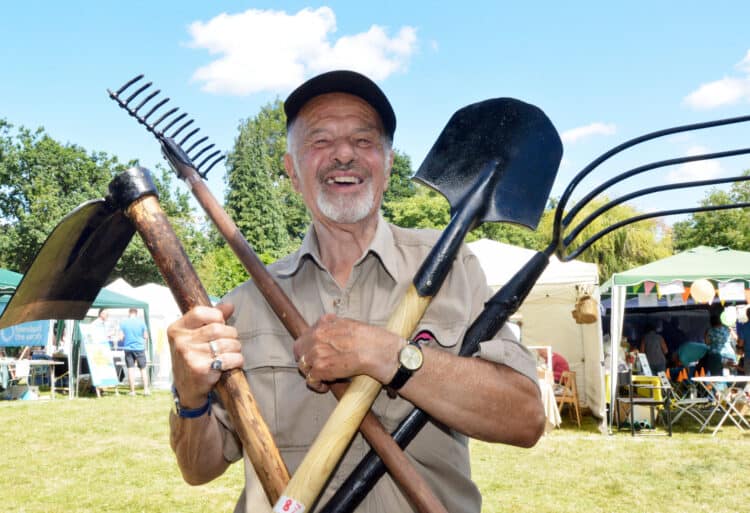 FLASHBACK: The Earley Green Fair held in 2016 - Geoff Wooldridge had tools for sale. Picture: Steve Smyth