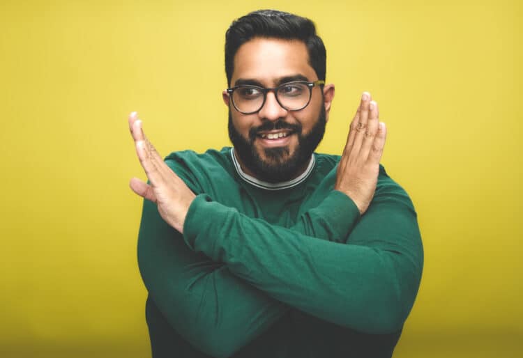 Eshaan Akbar is at South Street in April 2023