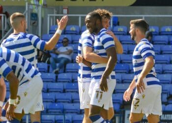 Yakou Meite was on target again as Reading overcame Wimbledon on Tuesday night Picture: Steve Smyth
