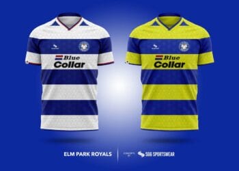 Elm Park Royals have released retro Reading FC kits, celebrating the club's most successful period Picture: Elm Park Royals