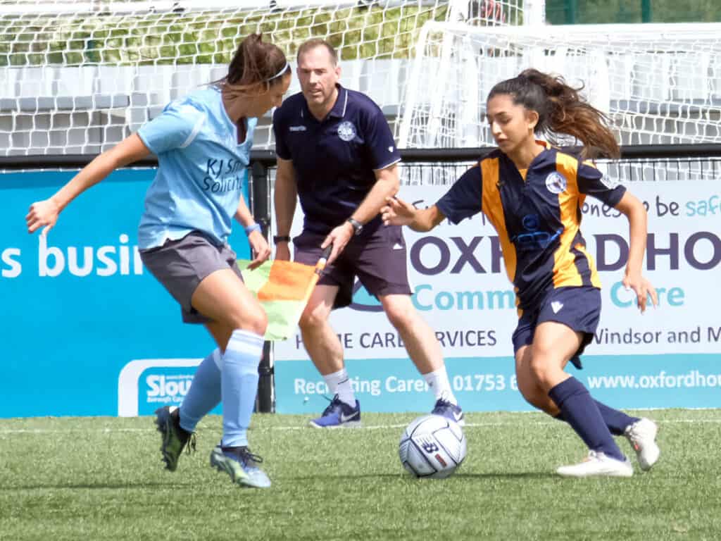 Slough Town Ladies v Woodley United Ladies Pictures: Andrew Batt