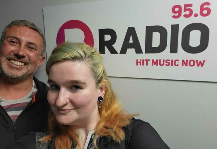 Chief engagement officer Tom Price and MyUmbrella co-founder Kerry Kleis will be hosting a takeover show on Monday, August 1, from 10am. Picture: Courtesy of Reading Pride