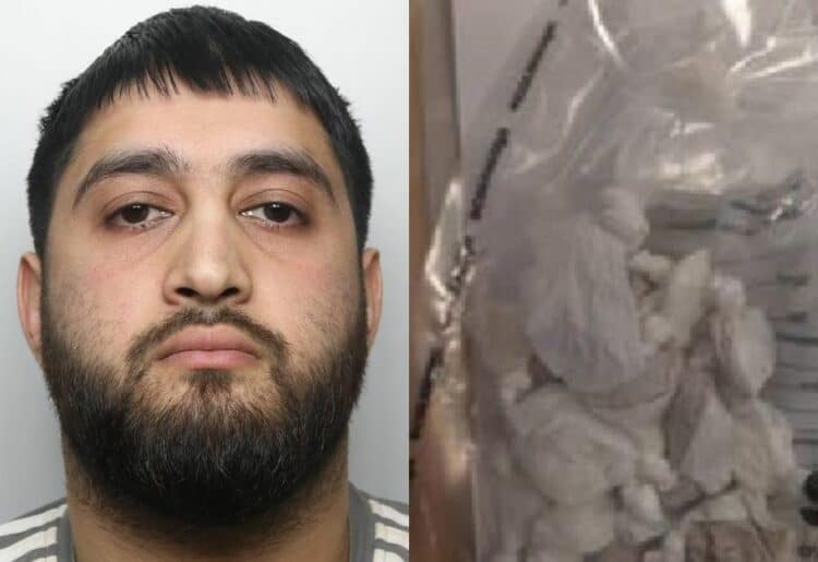 Akaash Nazir has been jailed after being caught with cocaine and heroin wraps