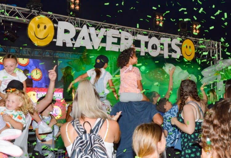 The Raver Tots event at Prospect Park on Sunday.
