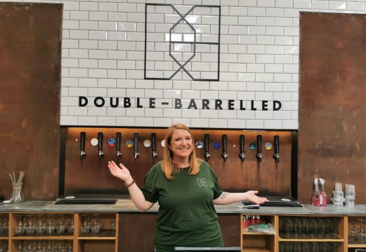 Double-Barrelled Brewery co-founder and managing director, Lucie Clayton-Jones Picture: Natalie Burton