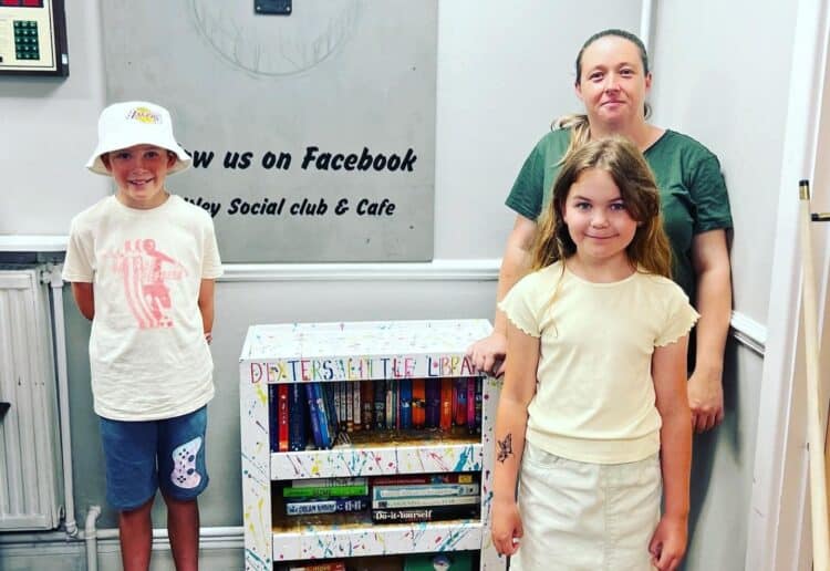 Dexter's Littlle Library will stay in WCDA's community cafe throughout the summer holidays. Picture: Samantha Rosier