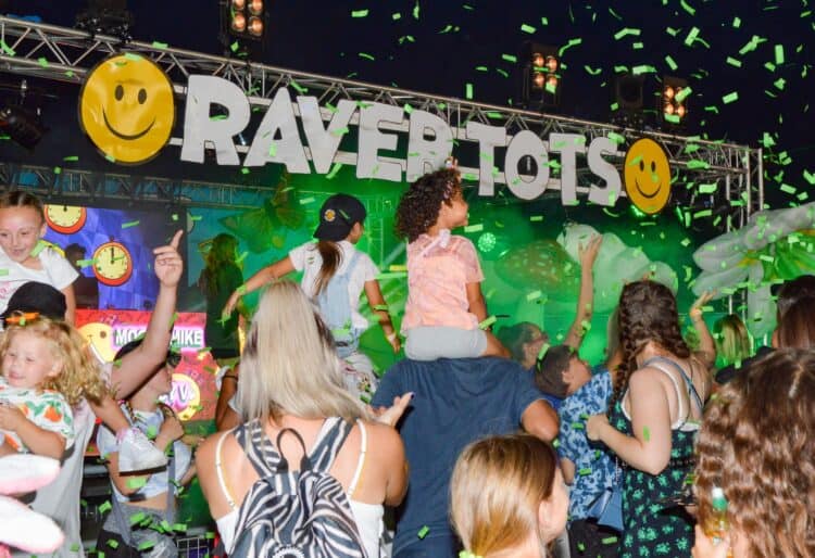 The Raver Tots event at Prospect Park on Sunday.