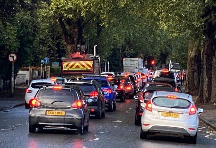 Traffic jams in Reading are a common sight Picture: Phil Creighton