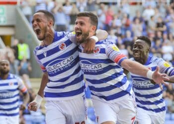Reading v Cardiff City The Penalty Celebrations.