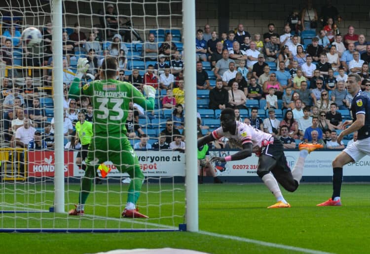 DEBUT: Naby Sarr's goal was enough to see Reading defeat Millwall 1-0 on Saturday afternoon. Picture: Steve Smyth